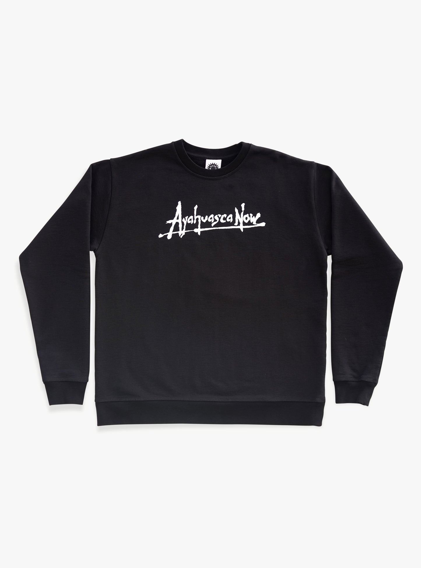 Ayahuasca Fleece Crewneck Sweater – Black
