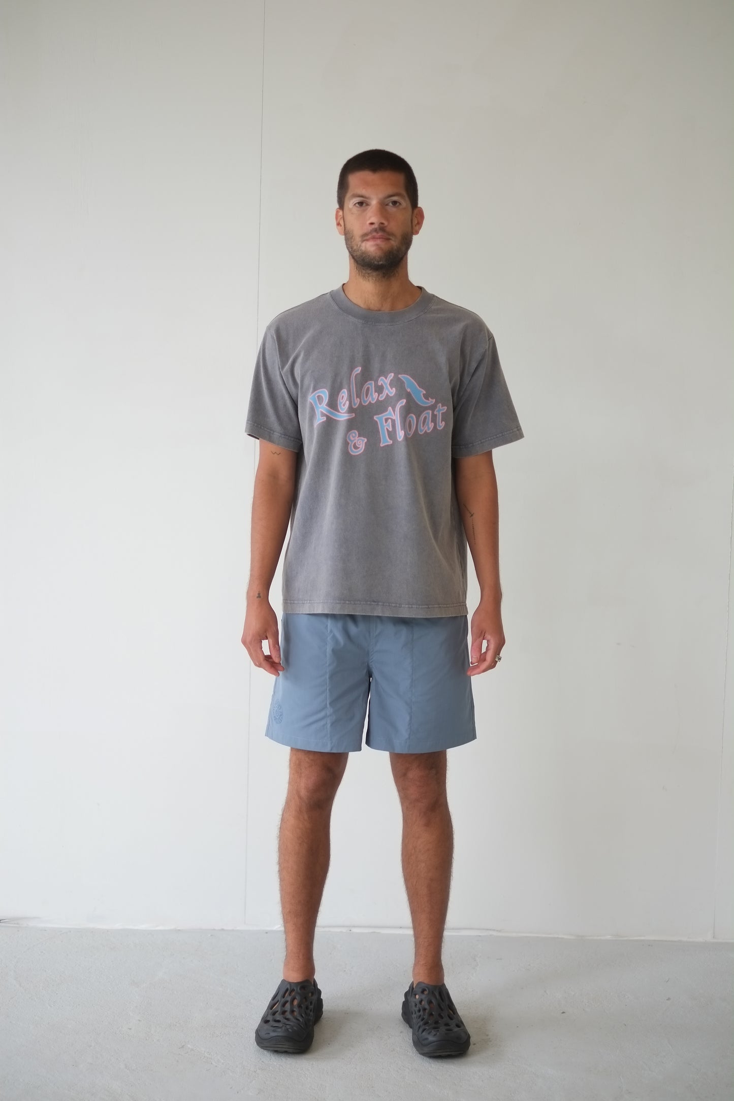 RipStop Swim Short 15" - Blue Grey