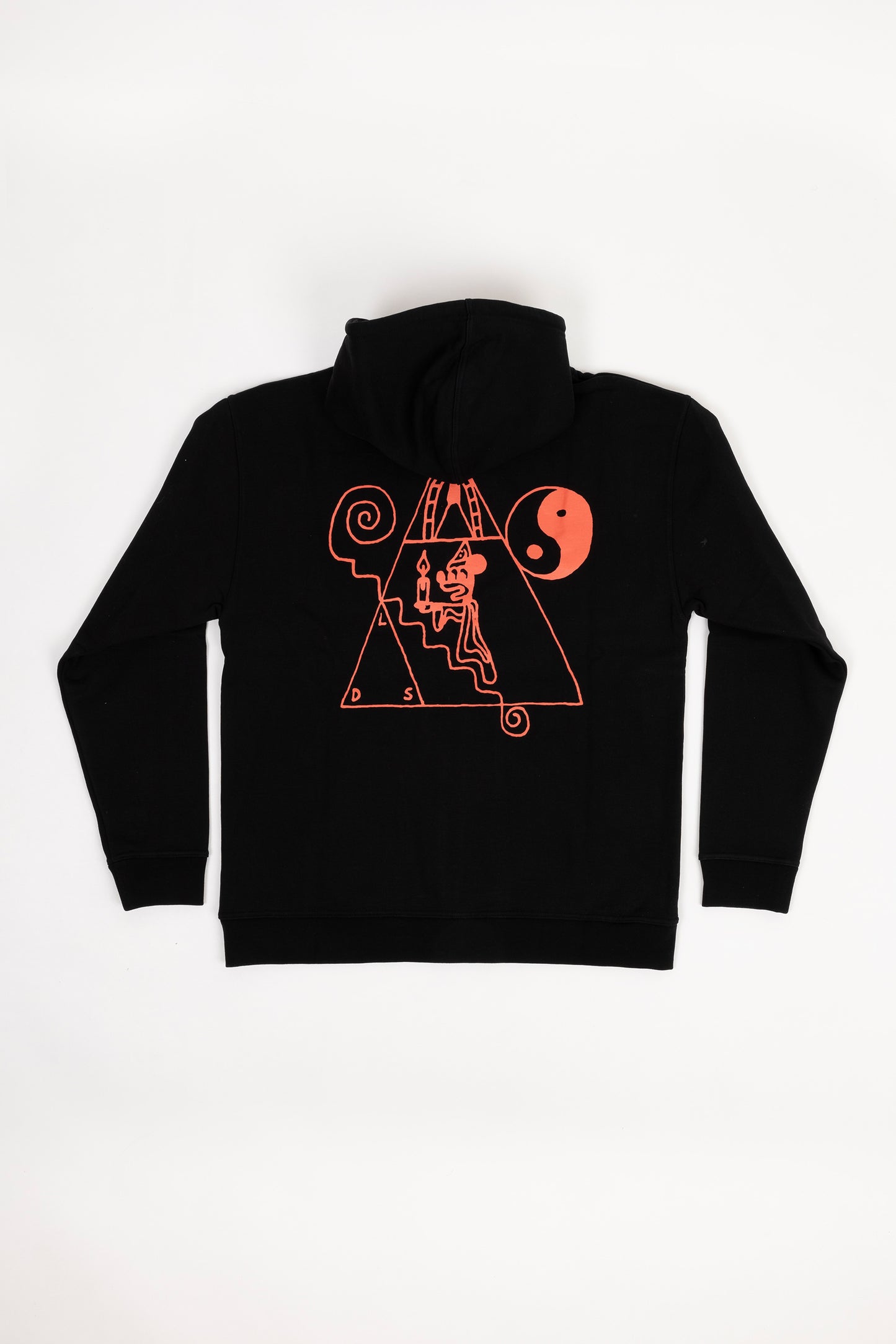 Joe Roberts Zip Thru Fleece Hood – Black