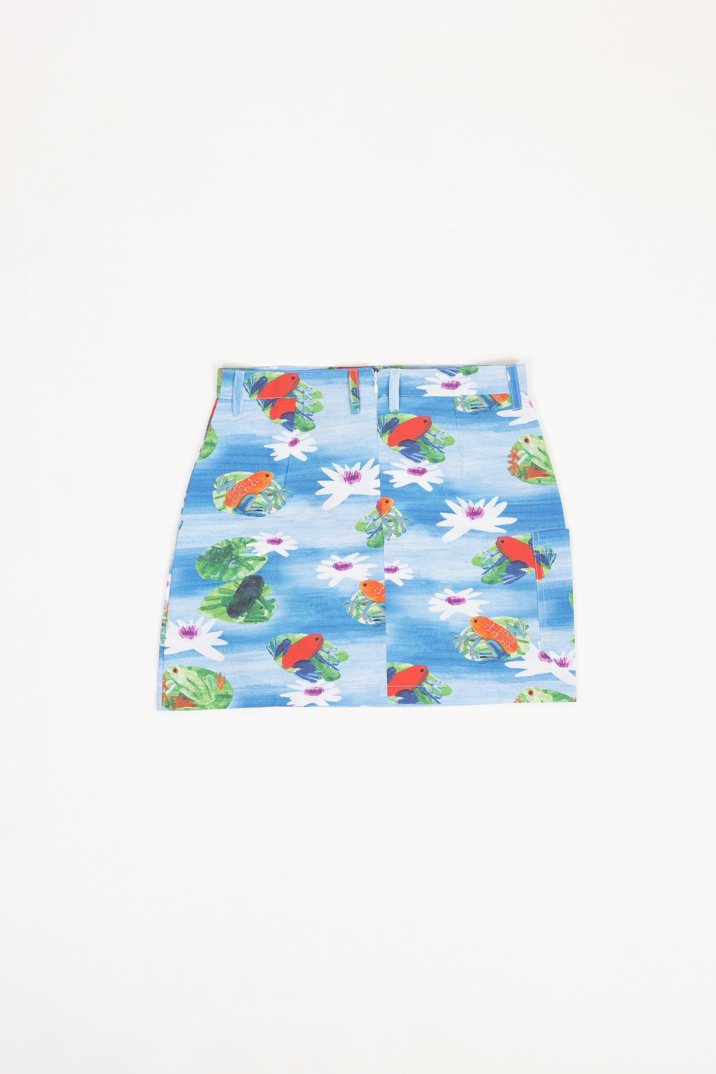 Joe Roberts Womens Mini Skirt - Frogs