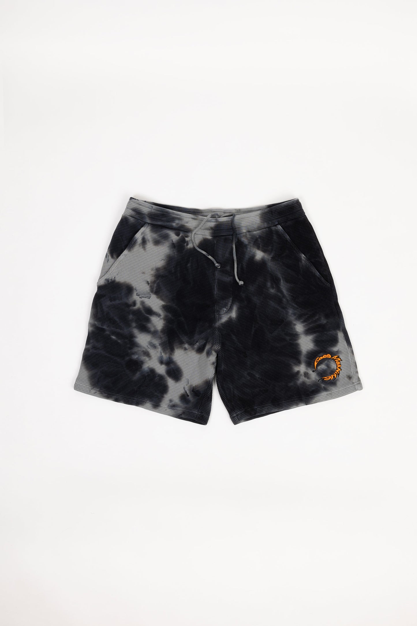 Waffle Short 18” - Smoke Tie Dye