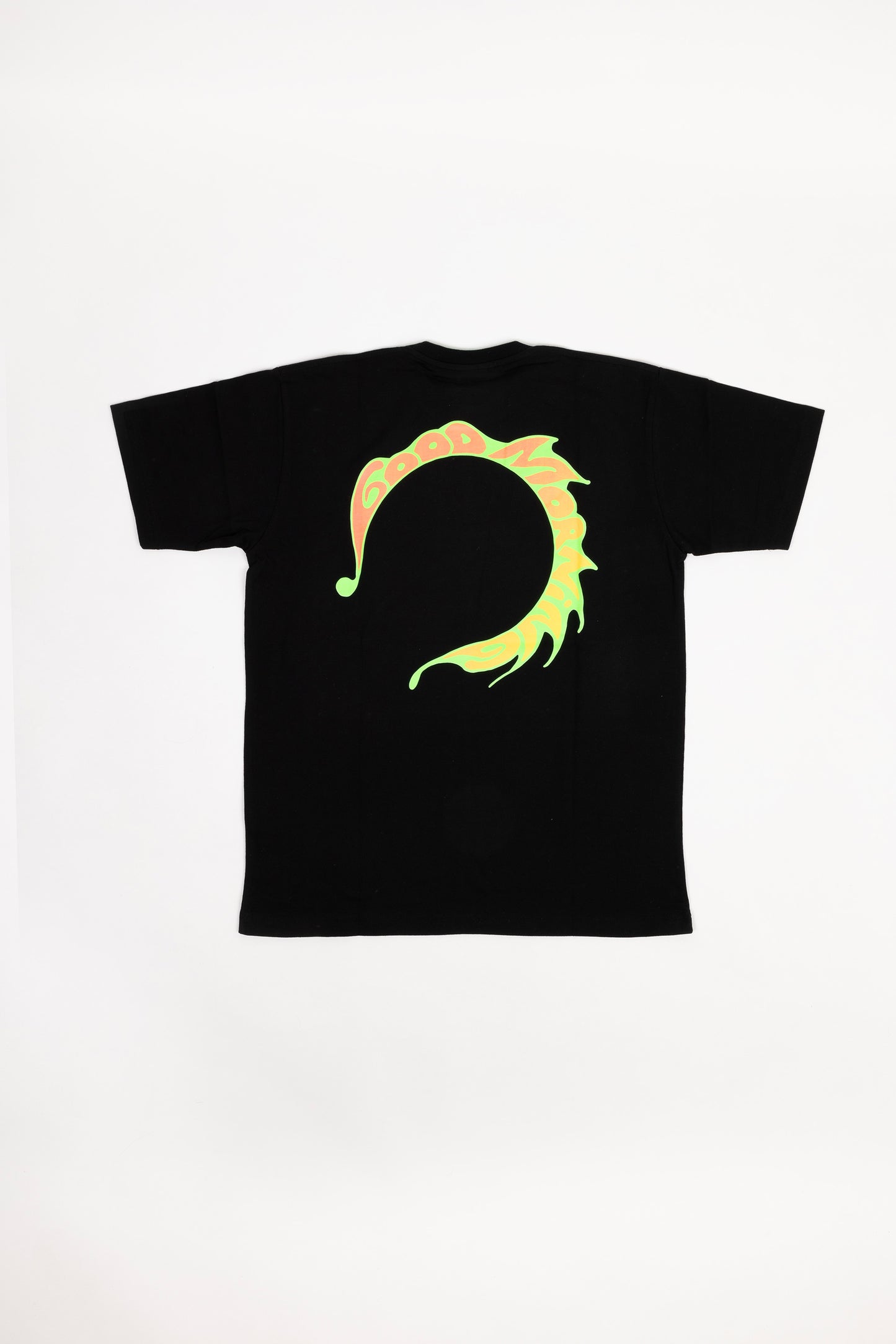 E Ruscha V Swirl SS Tee – Acid Black