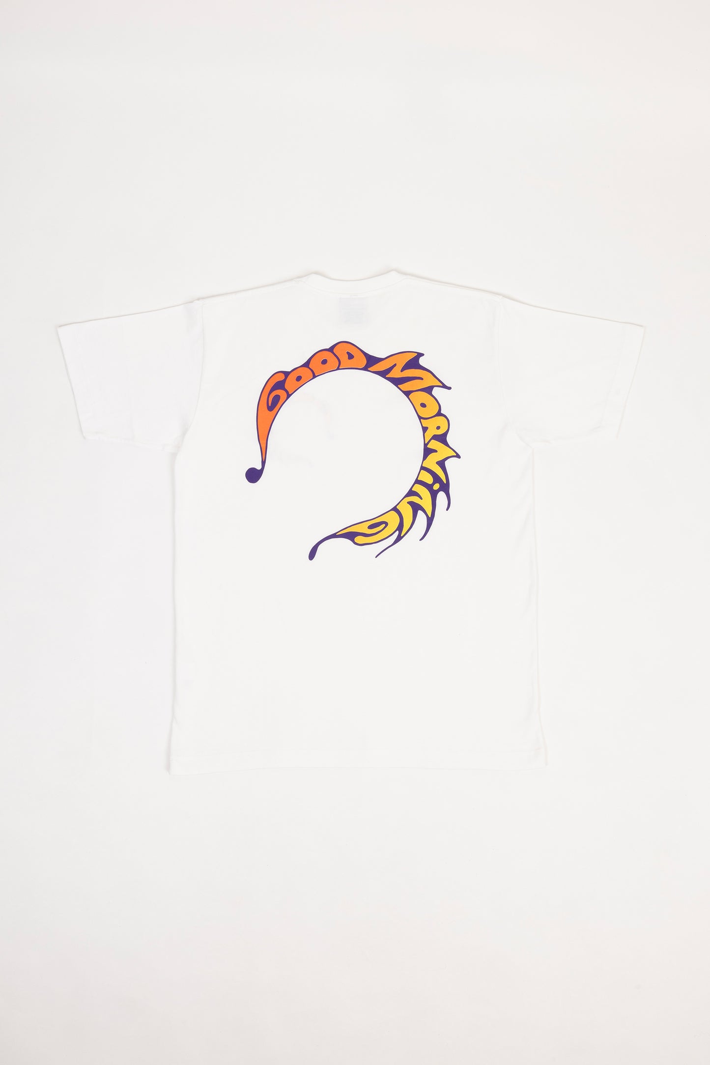 E Ruscha V Swirl SS Tee – White