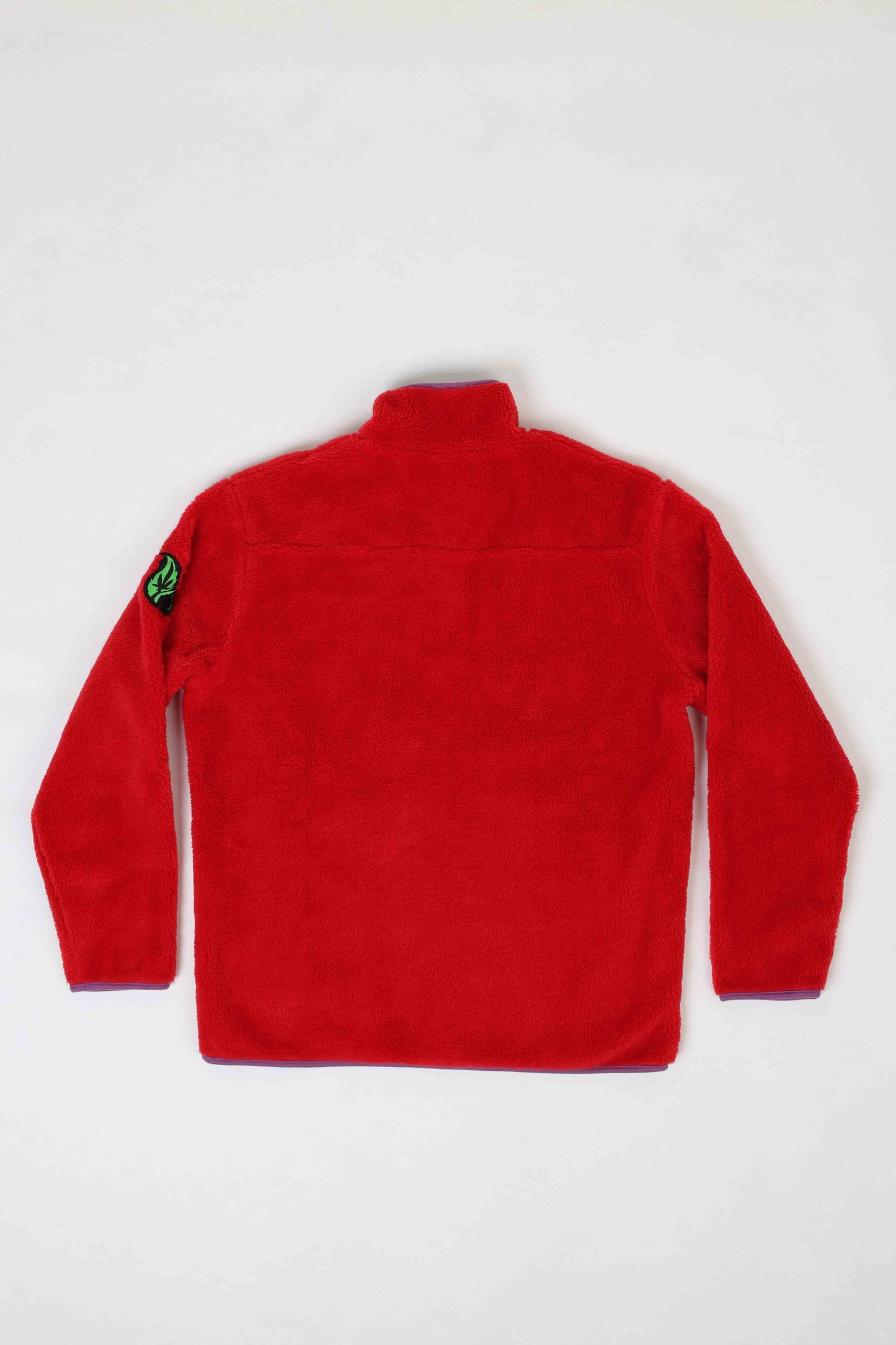Sutherlands Reversible Polar Fleece Zip Thru Jacket – Cherry / Reverade