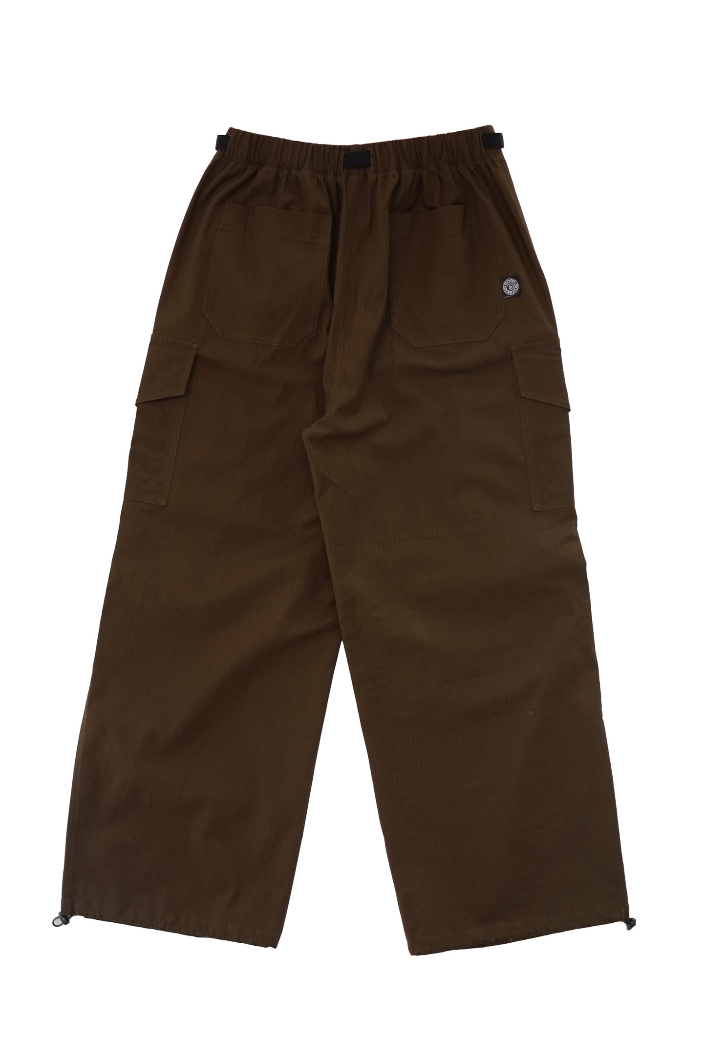 Wide Leg Cargo Pants - Cacao