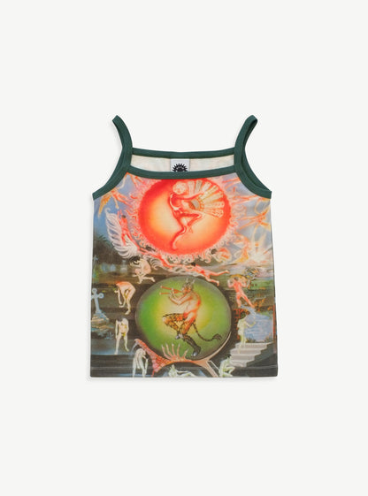 As Above So Below Singlet Top – Black
