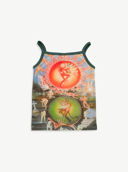 As Above So Below Singlet Top – Black