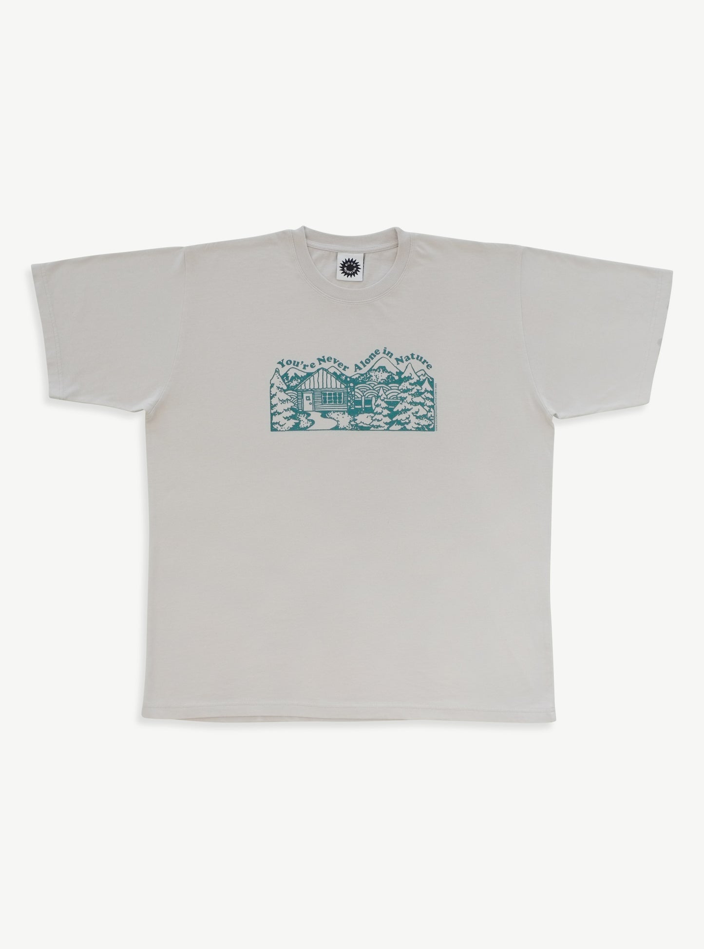 You're Never Alone in Nature SS Tee – Stone