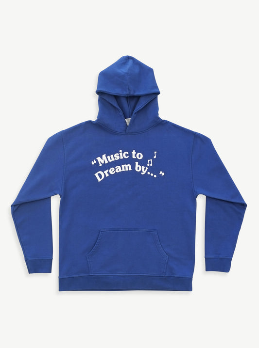 Music to Dream By Fleece Pullover Hood – Sea