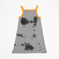 Trip Out Stretch Cotton Dress – Smoke Tie Dye
