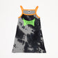 Trip Out Stretch Cotton Dress – Smoke Tie Dye