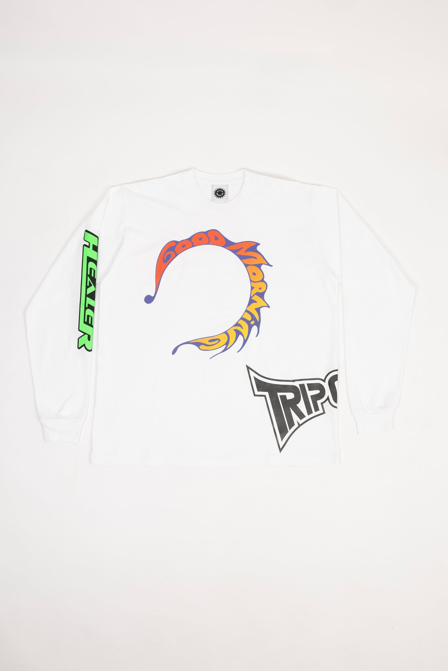 Trip Out LS Tee – White