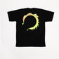 E Ruscha V Swirl SS Tee – Acid Black