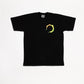 E Ruscha V Swirl SS Tee – Acid Black