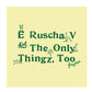 GMV16 E RUSCHA V & THE ONLY THINGZ TOO - SELF TITLED