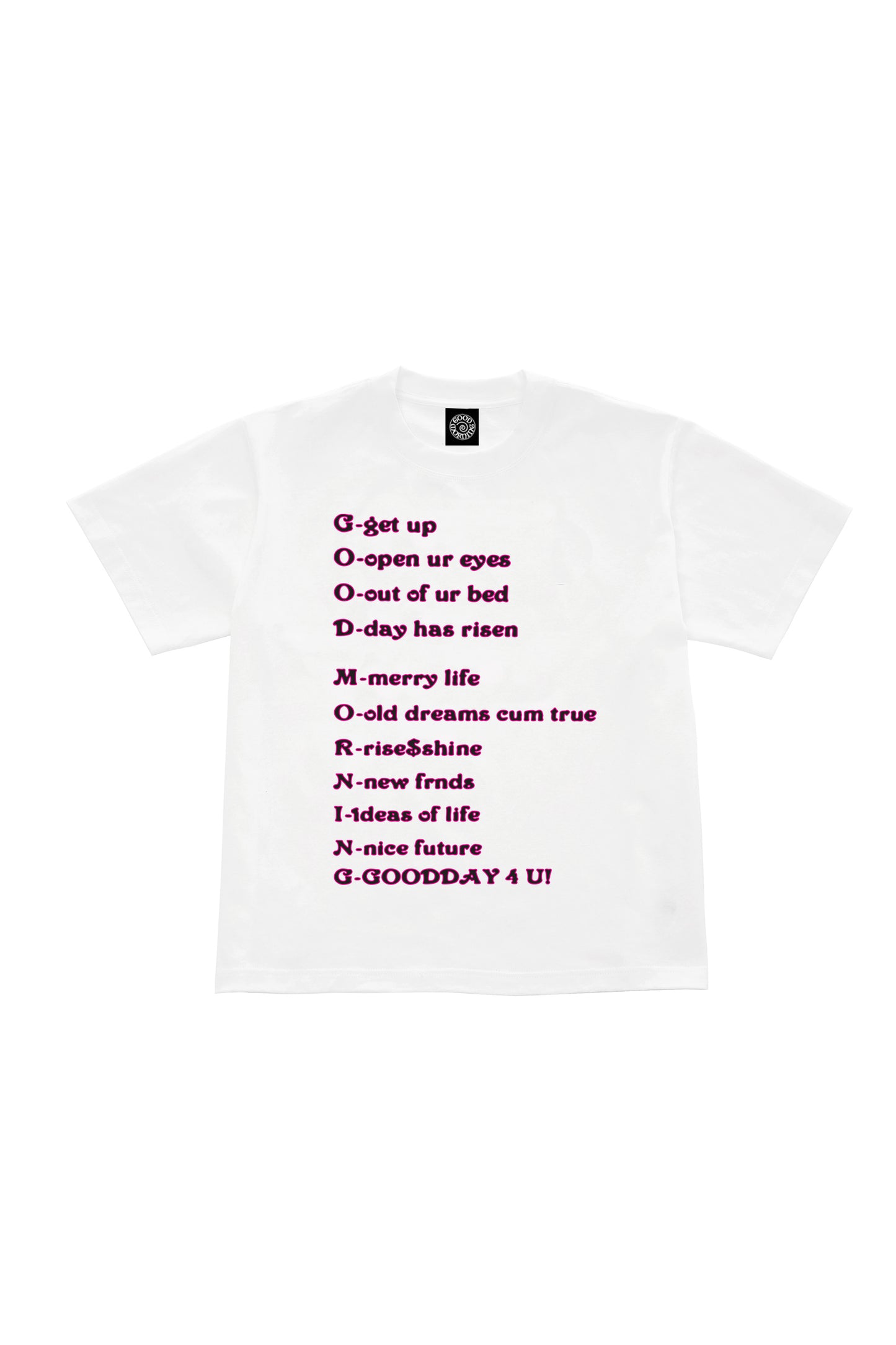 Good Day 4 U SS Tee - White