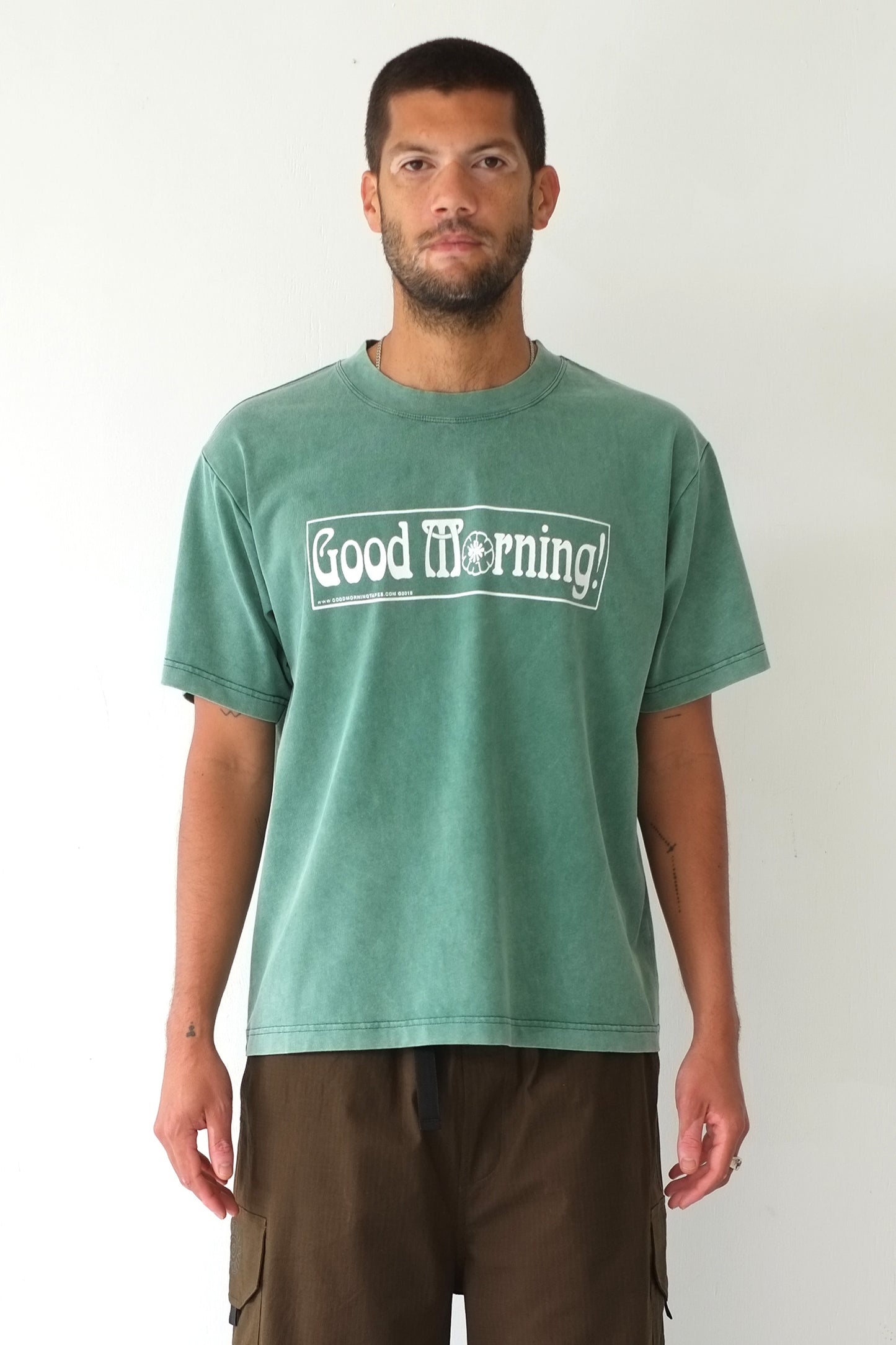 Grandfather SS Tee - Cactus Green