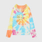 Megalithic TV Fleece Pullover Hood – Tie Dye