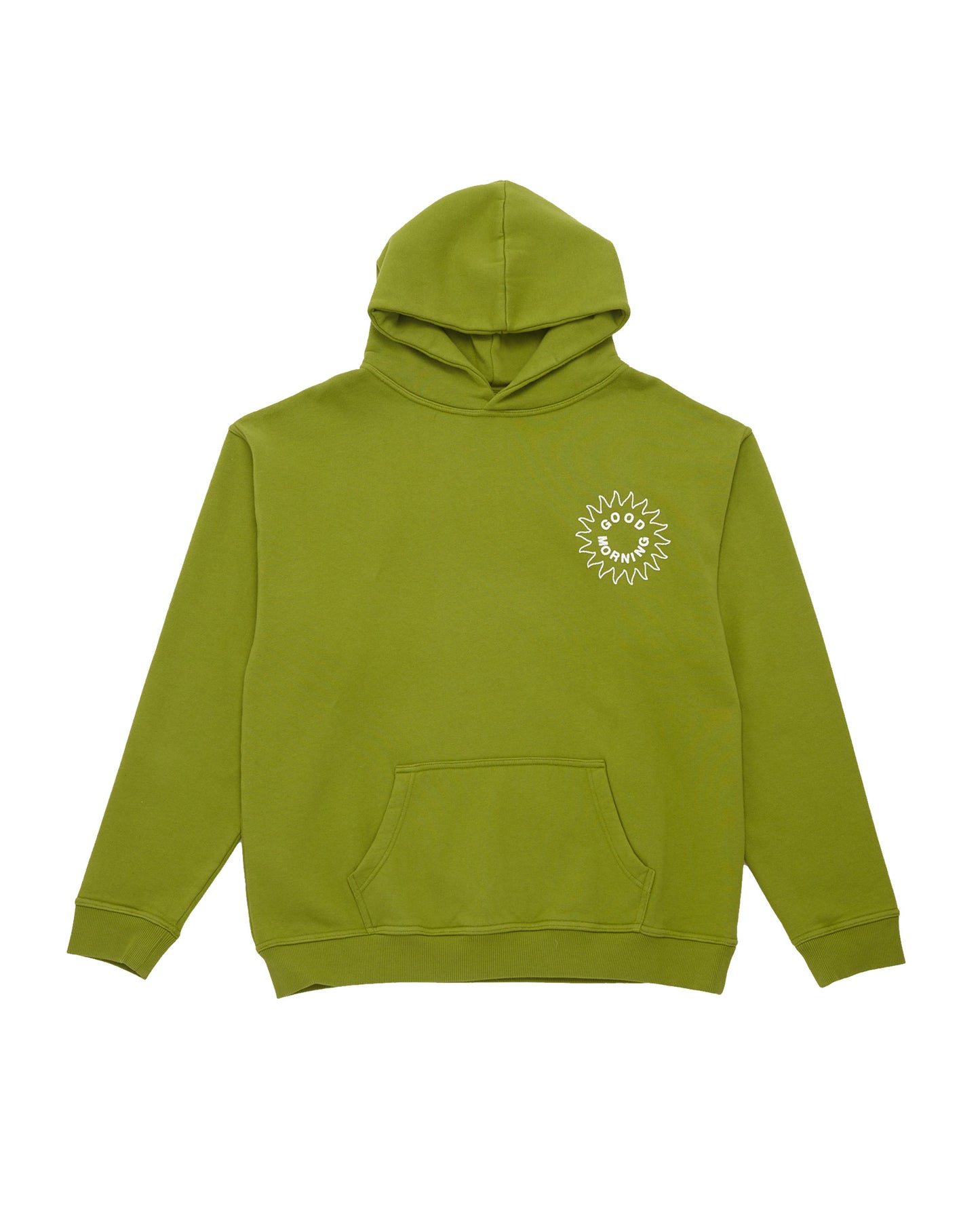 Sun Logo Fleece Hoodie - Leaf