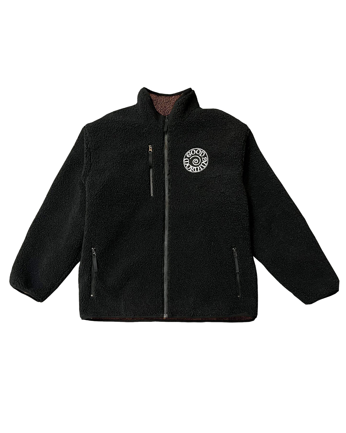 Reversible Zip Thru Double Fleece Jacket
